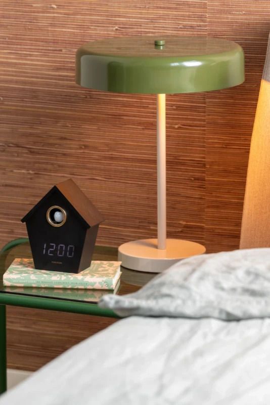 Leitmotiv Reina Palo LED Tafellamp | 2x E14 25W | Luxury green w. warm grey
