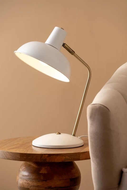 Leitmotiv Hood LED Tafellamp | 1x E14 40W | White