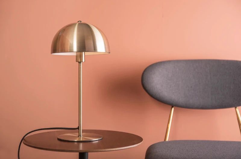 Leitmotiv Bonnet LED Tafellamp | 1x E14 25W | Brushed gold