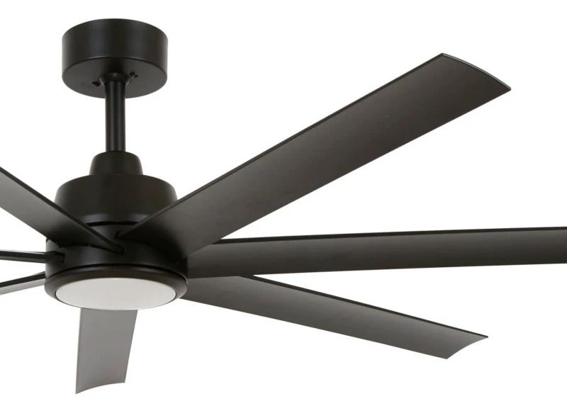Plafondventilator Lucci Air Atlanta Led | 142 cm | Outdoor | Inclusief Lamp | Mat zwart