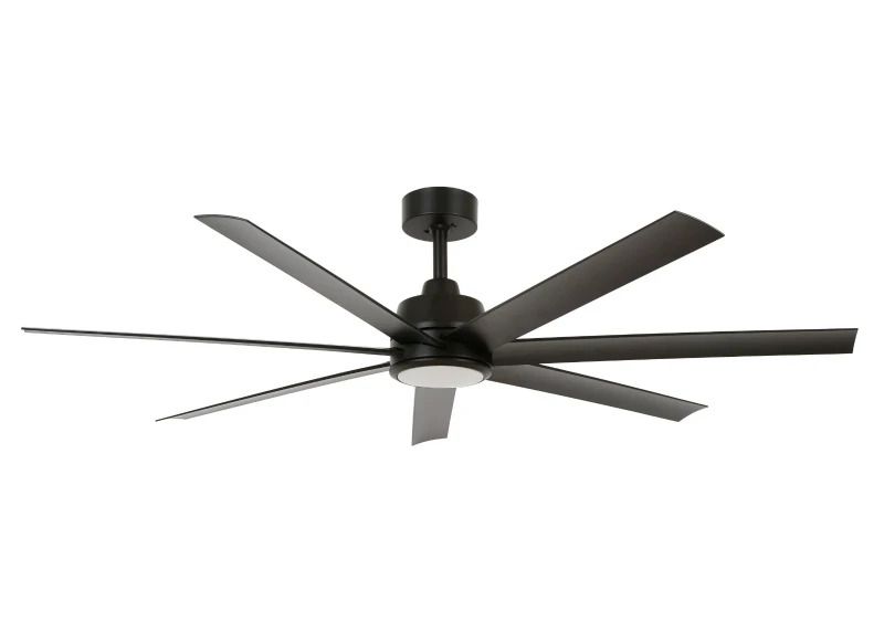 Plafondventilator Lucci Air Atlanta Led | 142 cm | Outdoor | Inclusief Lamp | Mat zwart