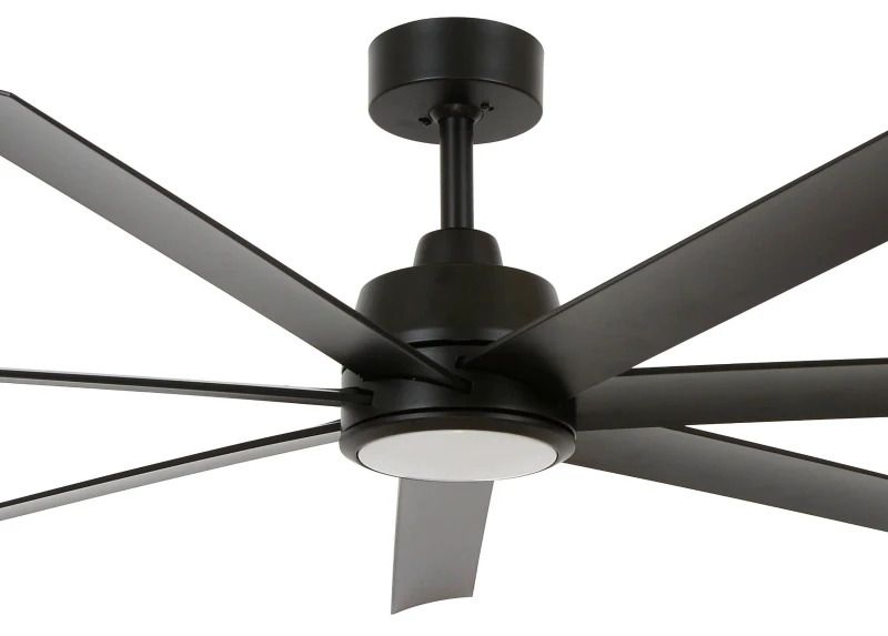 Plafondventilator Lucci Air Atlanta Led | 142 cm | Outdoor | Inclusief Lamp | Mat zwart