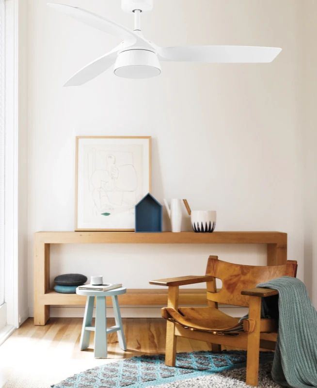 Plafondventilator Lucci Air Bronx | 132 cm | Indoor | Inclusief Lamp | Wit
