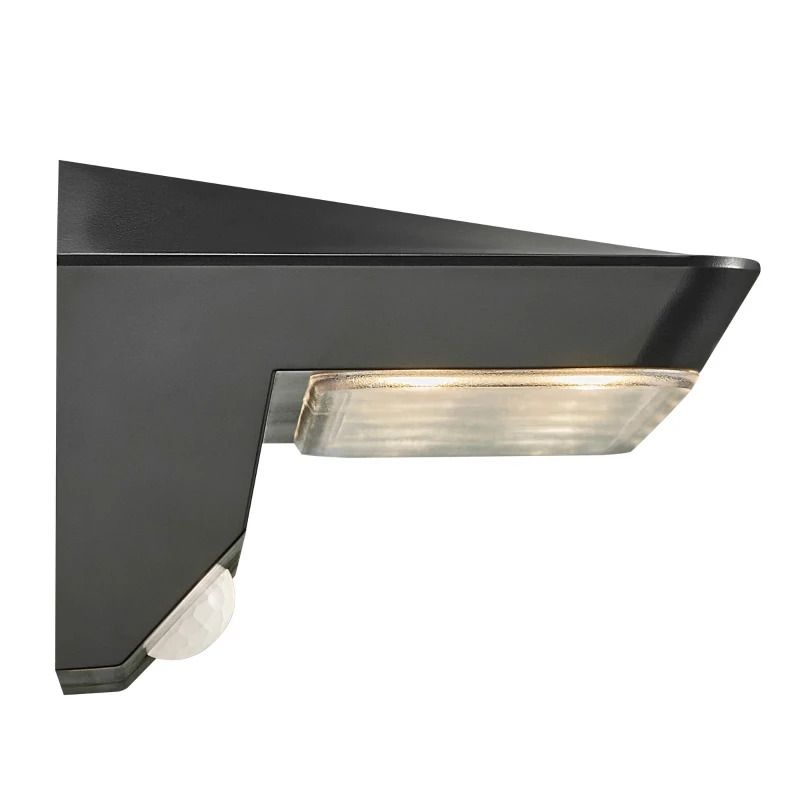 Nordlux Agena LED Wandlamp | 5W 3000K 400lm 830 | ip44 | Bewegingssensor | Zwart