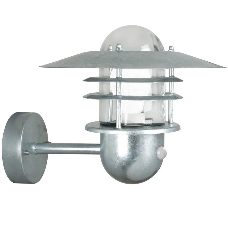 Nordlux Agger LED Wandlamp | 1x E27 Max 60W | ip44 | Dimbaar Bewegingssensor