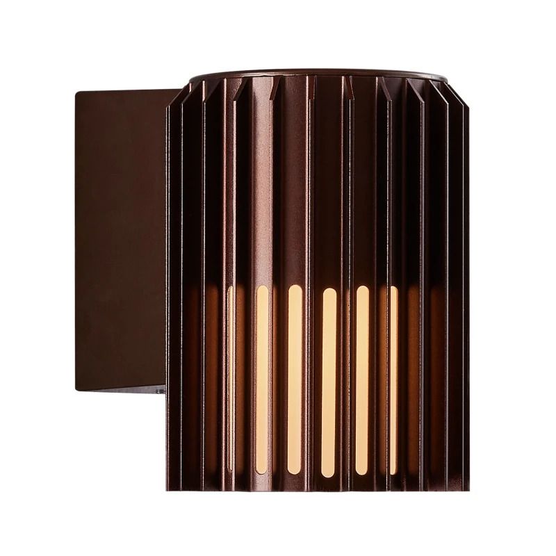 Nordlux Aludra LED Wandlamp | 1x E27 Max 15W | ip44 | Dimbaar | Bruin