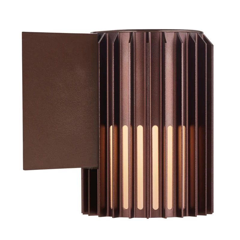 Nordlux Aludra LED Wandlamp | 1x E27 Max 15W | ip44 | Dimbaar | Bruin