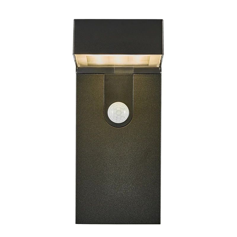 Nordlux Alya LED Wandlamp | 5W 3000K 400lm 830 | ip44 | Bewegingssensor | Zwart