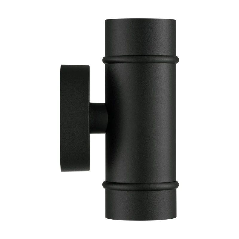Nordlux Artilus LED Wandlamp | 2x GU10 Max 25W | ip54 | Dimbaar | Zwart