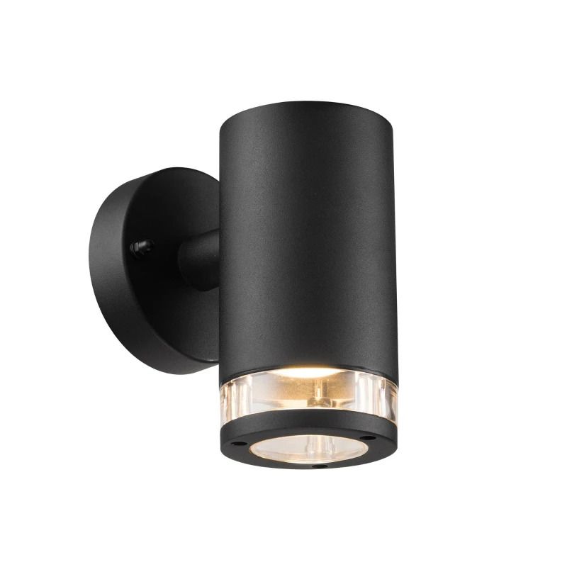 Nordlux Birk LED Wandlamp | 1x GU10 Max 28W | ip44 | Dimbaar | Zwart