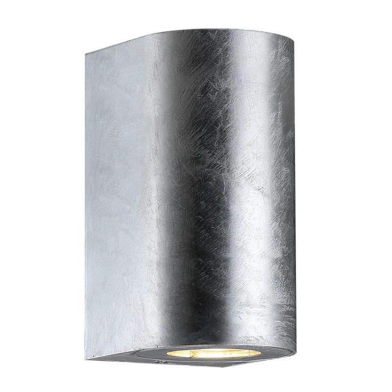 Nordlux Canto LED Wandlamp | 2x GU10 Max 28W | ip44 | Dimbaar | Zilver