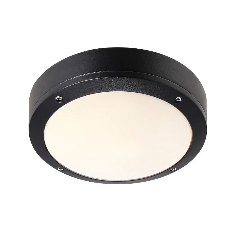 Nordlux Desi LED Plafondlamp | 1x E27 Max 12W | ip44 | Dimbaar | Zwart