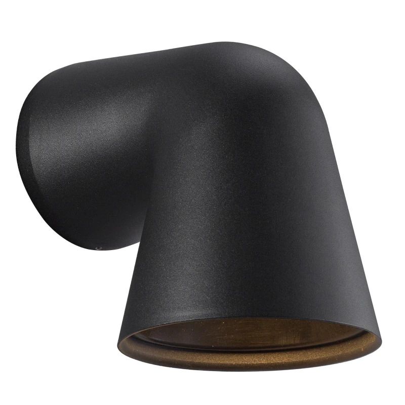 Nordlux Front LED Wandlamp | 1x GU10 Max 28W | ip44 | Dimbaar | Zwart