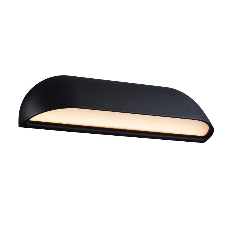 Nordlux Front LED Wandlamp | 9.8W 3000K 650lm 830 | ip44 | Zwart