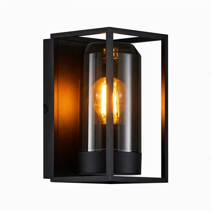 Nordlux Griffin LED Wandlamp | 1x E27 Max 15W | ip44 | Dimbaar | Zwart