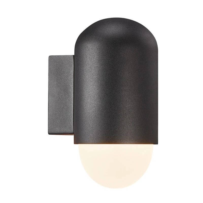 Nordlux Heka LED Wandlamp | 1x E27 Max 60W | ip44 | Dimbaar | Zwart