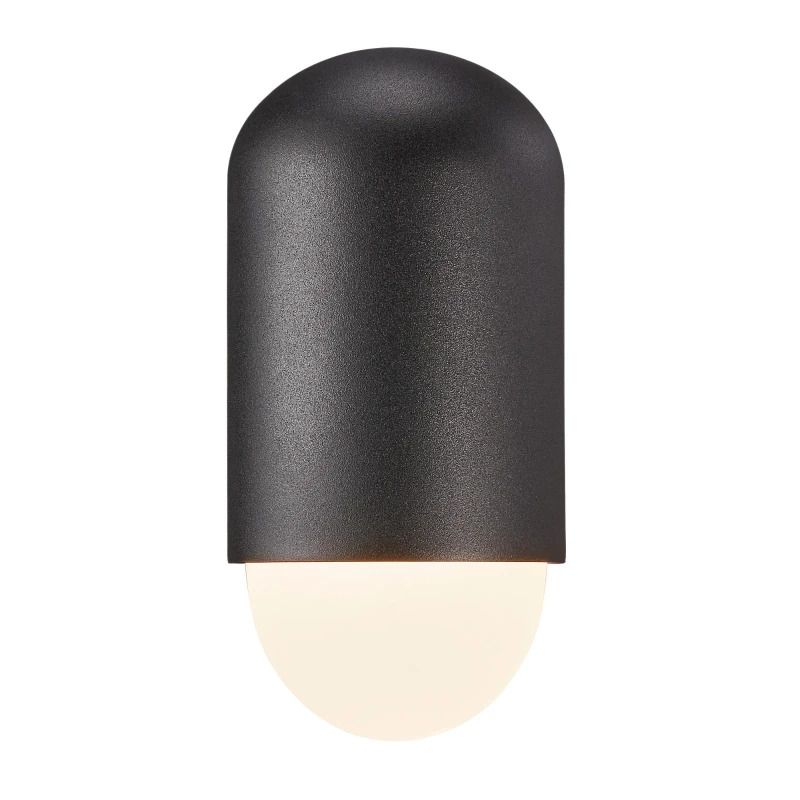 Nordlux Heka LED Wandlamp | 1x E27 Max 60W | ip44 | Dimbaar | Zwart