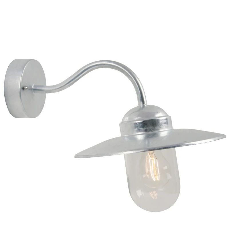 Nordlux Luxembourg LED Wandlamp | 1x E27 Max 60W | ip44 | Dimbaar | Zilver