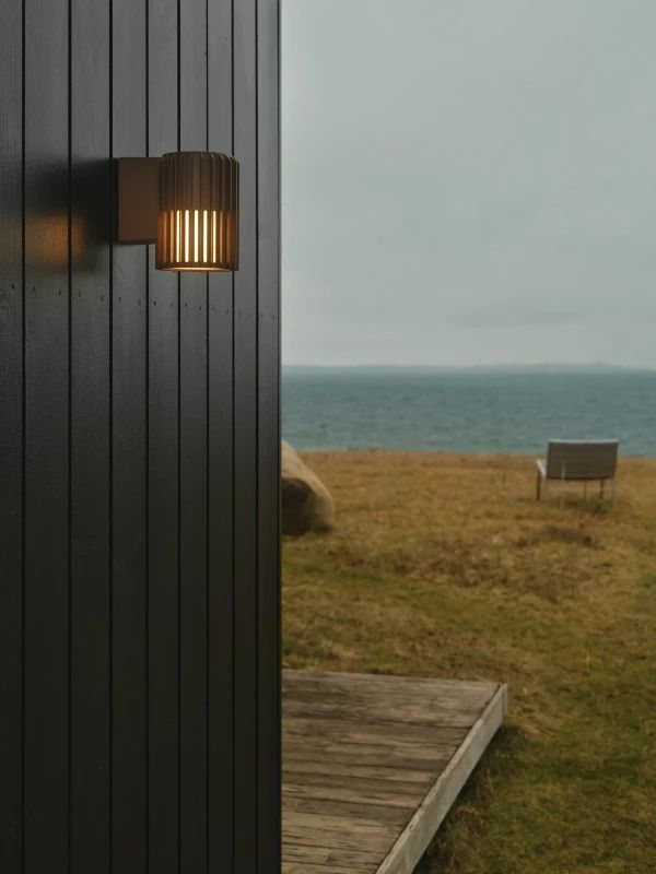 Nordlux Aludra LED Wandlamp | 1x E27 Max 15W | ip44 | Dimbaar | Bruin