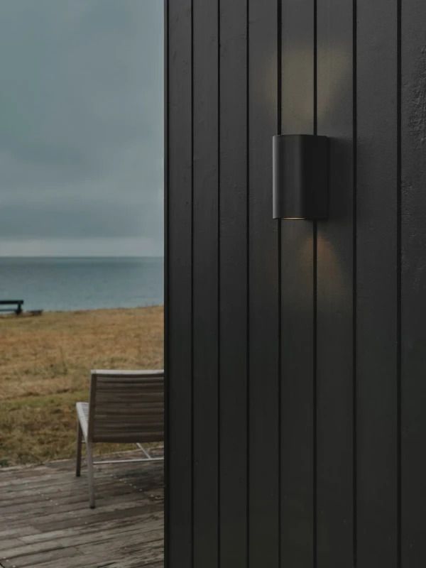 Nordlux Canto LED Wandlamp | 2x GU10 Max 28W 3000K | ip44 | Dimbaar | Zwart