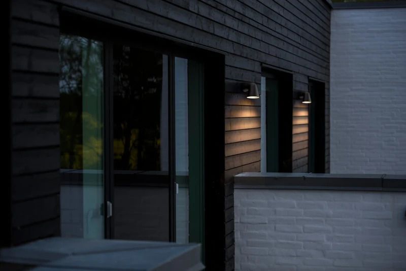 Nordlux Front LED Wandlamp | 1x GU10 Max 28W | ip44 | Dimbaar | Zwart