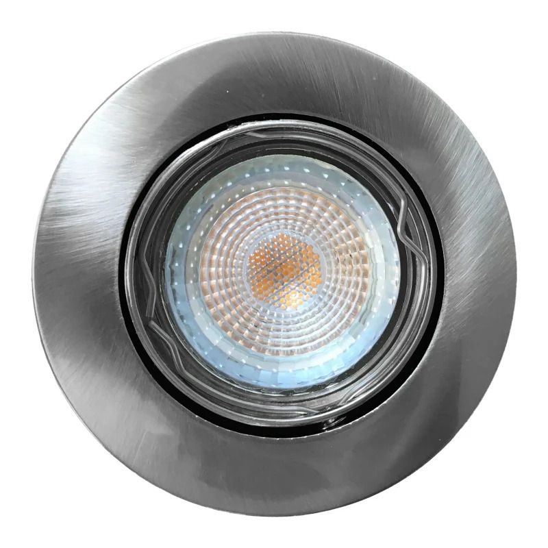 Nordlux Mixit Ø85mm LED Inbouwspot | 1x GU10 Max 8W | Dimbaar | Zilver