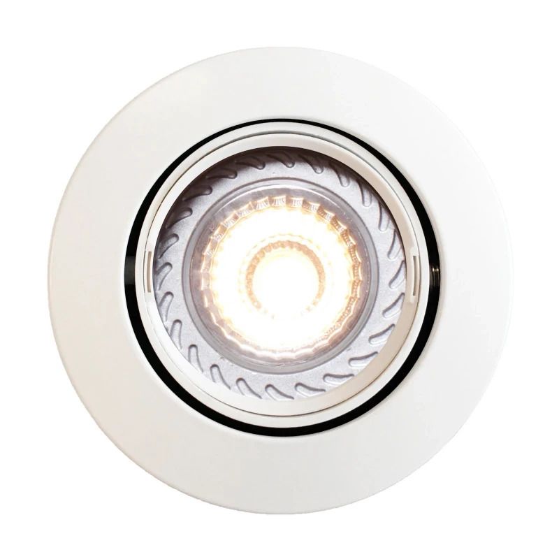 Nordlux Mixit Ø85mm LED Inbouwspot | 1x GU10 Max 8W | Dimbaar | Wit