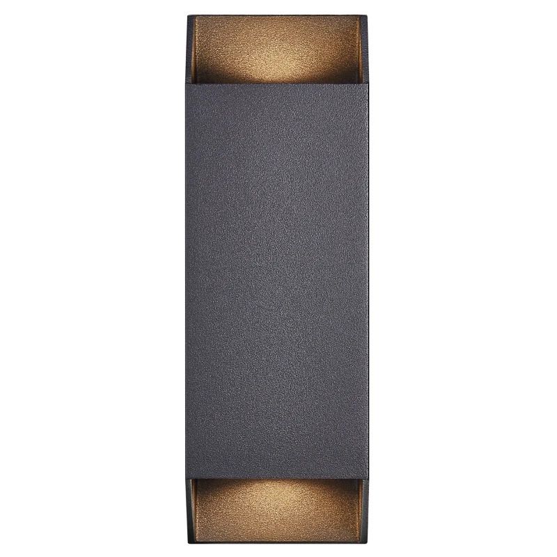 Nordlux Nico LED Wandlamp | 2x GU10 Max 35W | ip44 | Dimbaar | Zwart