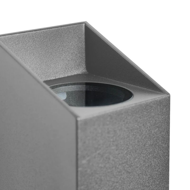 Nordlux Nico LED Wandlamp | 2x GU10 Max 35W | ip44 | Dimbaar | Zwart