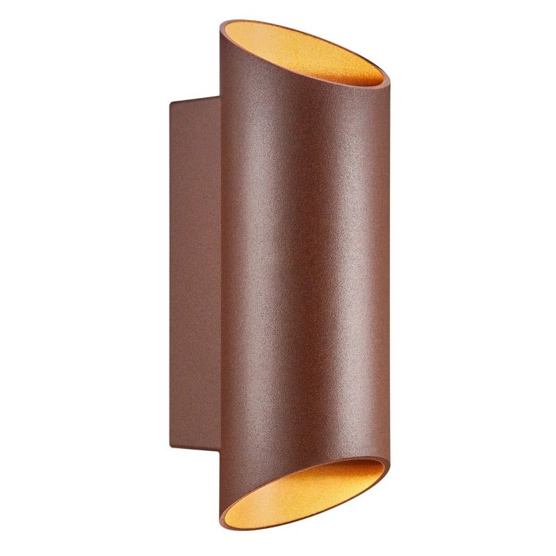 Nordlux Nico LED Wandlamp | 2x GU10 Max 35W | ip44 | Dimbaar | Bruin