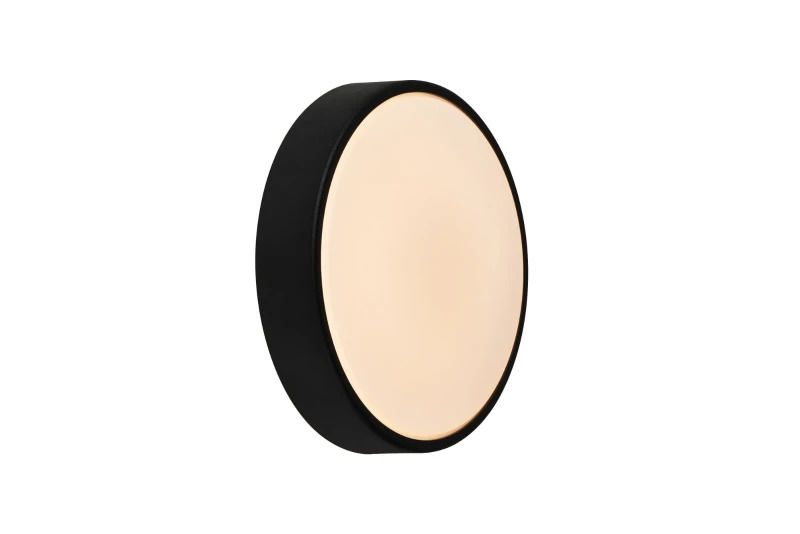 Nordlux Oliver LED Wandlamp | 9W 2700K 600lm 827 | ip44 | Zwart