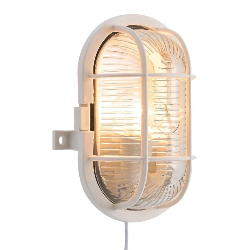 Nordlux Skotlampe LED Wandlamp | 1x E27 Max 60W | ip44 | Dimbaar | Wit