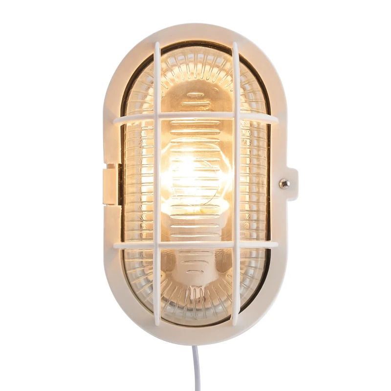 Nordlux Skotlampe LED Wandlamp | 1x E27 Max 60W | ip44 | Dimbaar | Wit