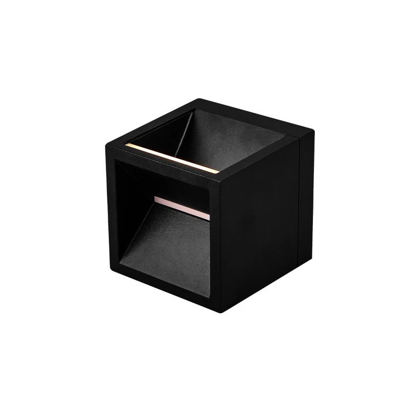 Nordlux Rivo LED Wandlamp | 8W 3000K 240lm 830 | ip54 | Zwart