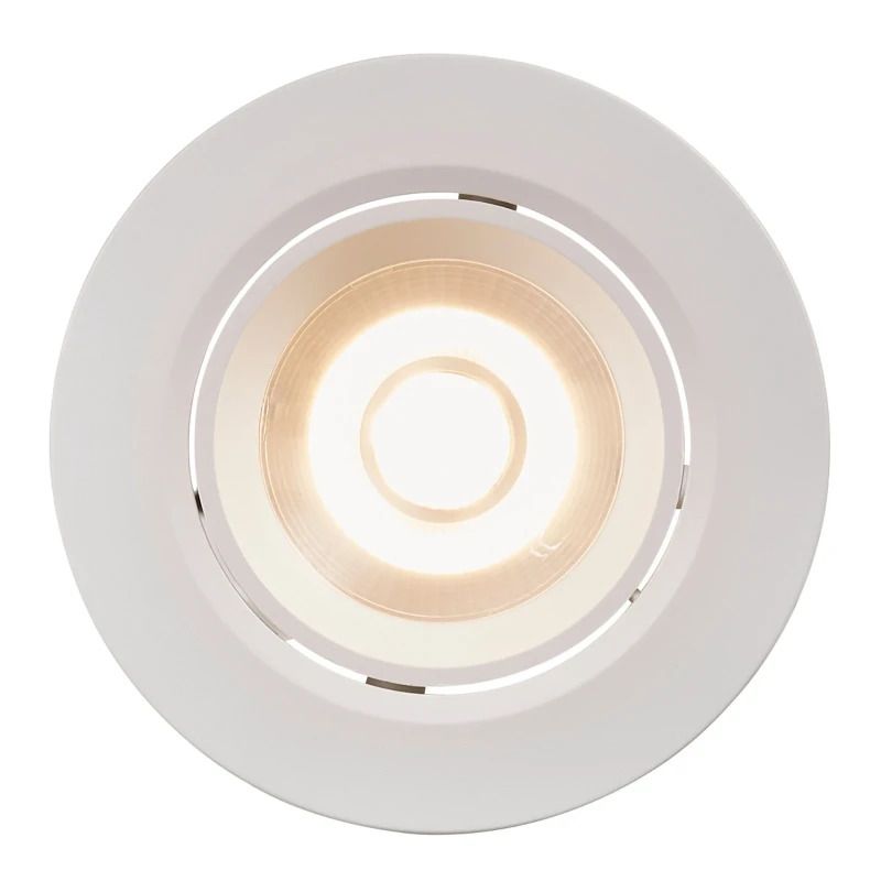 Nordlux Roar Ø85mm LED Inbouwspot | 7W 3000K 550lm 830 | Dimbaar | Wit
