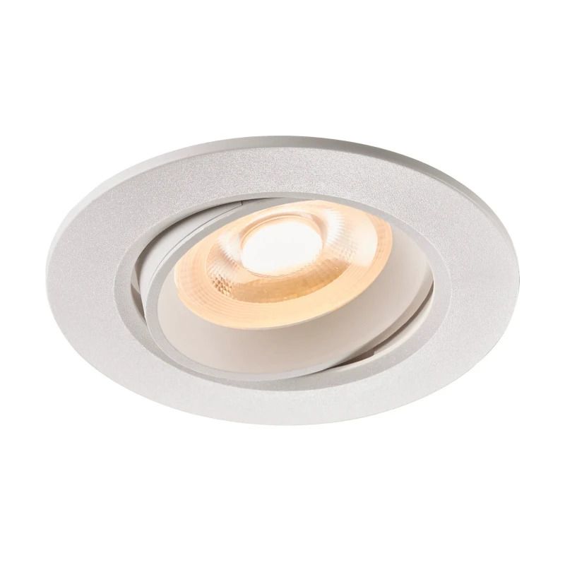 Nordlux Roar Ø85mm LED Inbouwspot | 7W 3000K 550lm 830 | Dimbaar | Wit