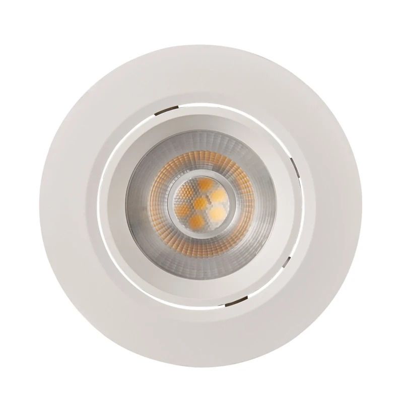 Nordlux Roar Ø85mm LED Inbouwspot | 7W 3000K 550lm 830 | Dimbaar | Wit