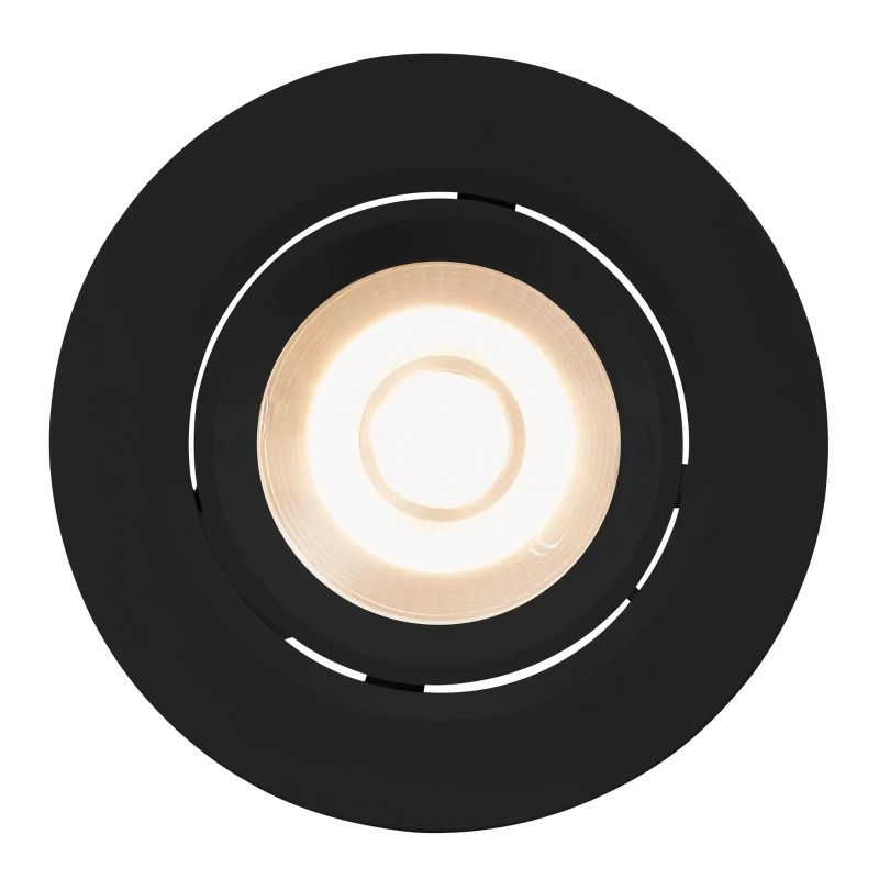 Nordlux Roar Ø85mm LED Inbouwspot | 7W 3000K 550lm 830 | Dimbaar | Zwart