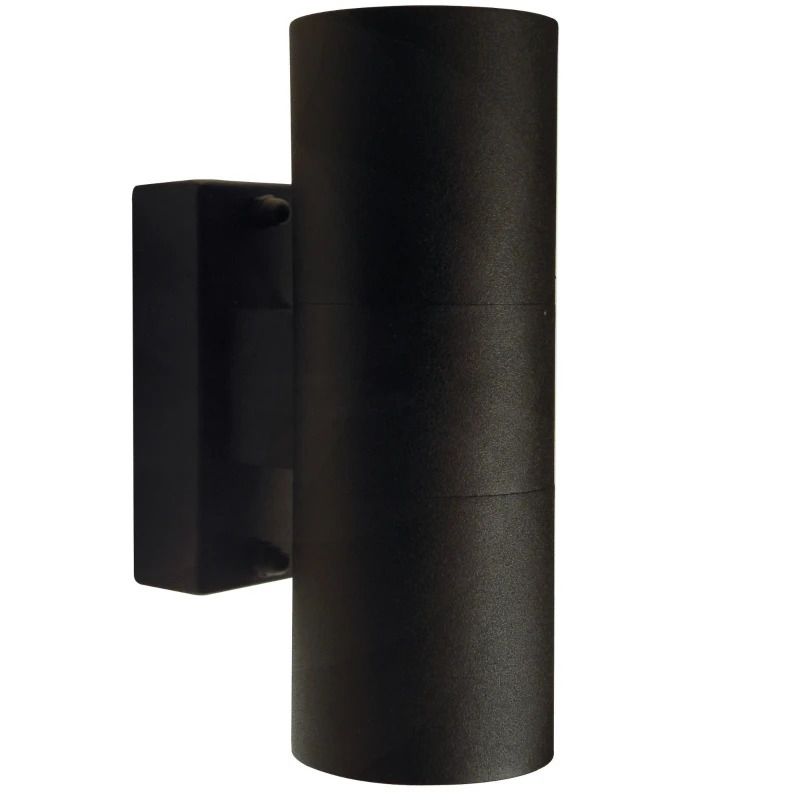 Nordlux Tin LED Wandlamp | 2x GU10 Max 35W | ip44 | Dimbaar | Zwart