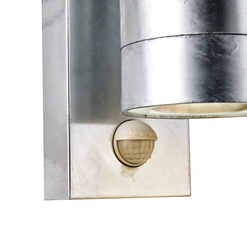 Nordlux Tin LED Wandlamp | 1x GU10 Max 25W | ip54 | Dimbaar Bewegingssensor
