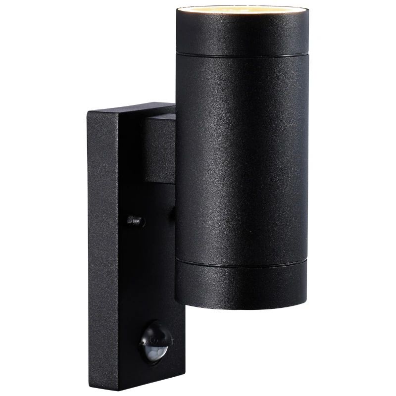 Nordlux Tin LED Wandlamp | 2x GU10 Max 35W | ip44 | Dimbaar Bewegingssensor