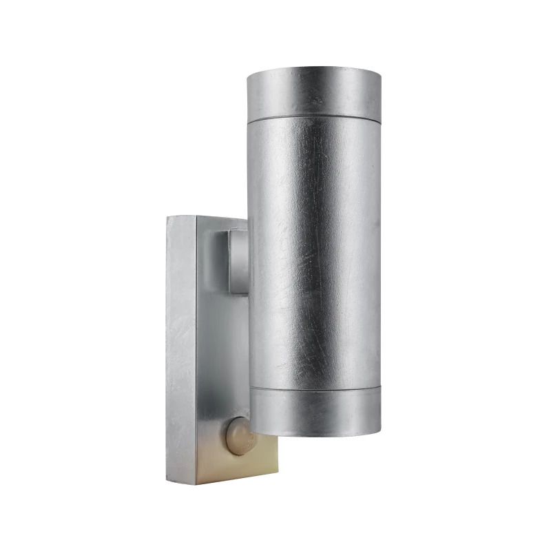 Nordlux Tin LED Wandlamp | 2x GU10 Max 25W | ip54 | Dimbaar Bewegingssensor