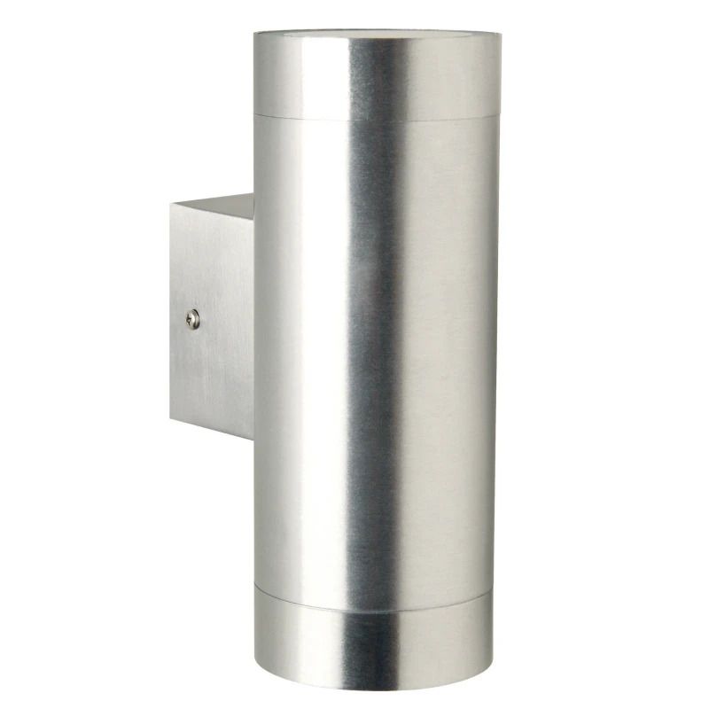 Nordlux Tin LED Wandlamp | 2x GU10 Max 35W | ip44 | Dimbaar | Zilver