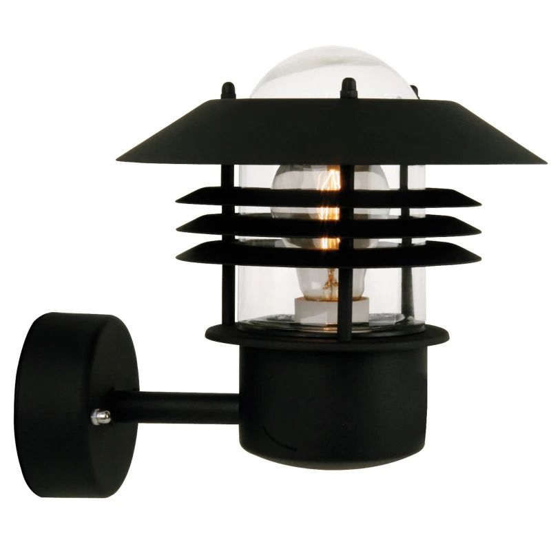 Nordlux Vejers LED Wandlamp | 1x E27 Max 60W | ip44 | Dimbaar | Zwart