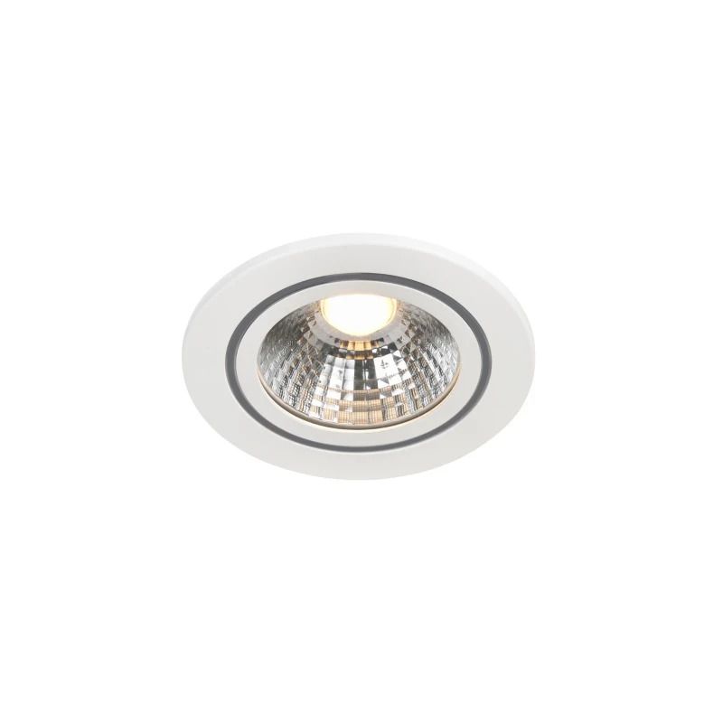 Nordlux Alec Ø95mm LED Inbouwspot | 6.1W 3000K 480lm 830 | ip44 | Dimbaar | Wit