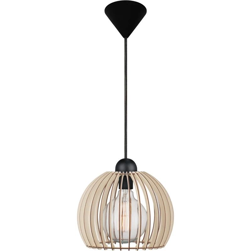 Nordlux Chino LED Hanglamp | 1x E27 Max 60W | Dimbaar | Bruin