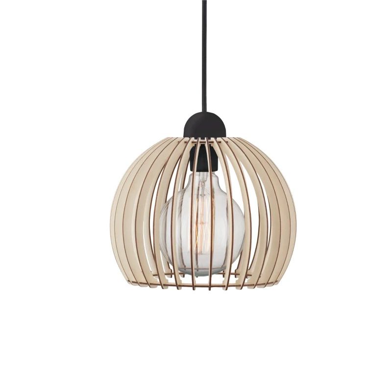 Nordlux Chino LED Hanglamp | 1x E27 Max 60W | Dimbaar | Bruin