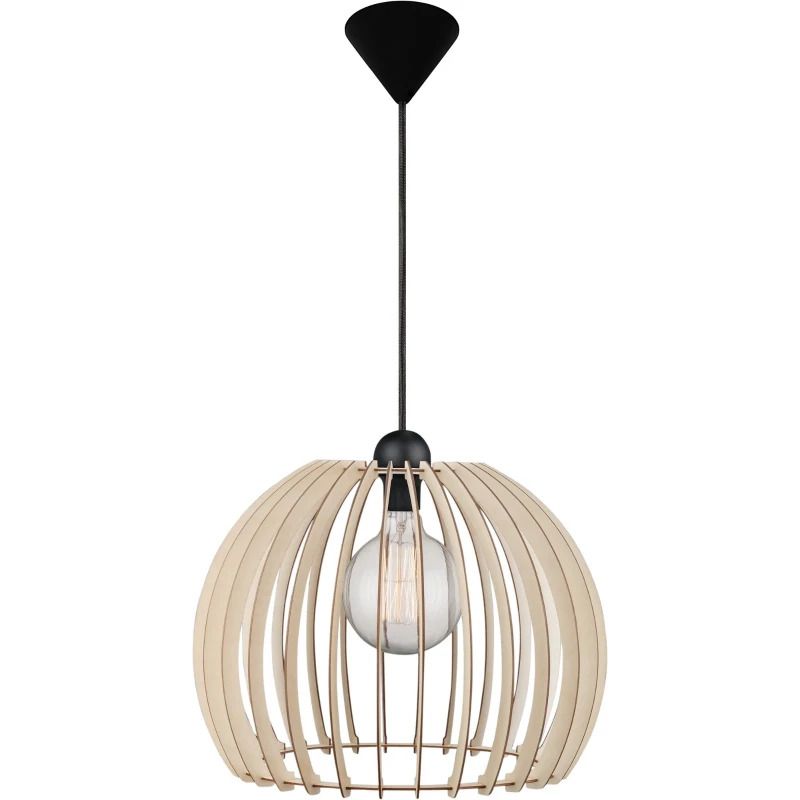 Nordlux Chino LED Hanglamp | 1x E27 Max 60W | Dimbaar | Bruin