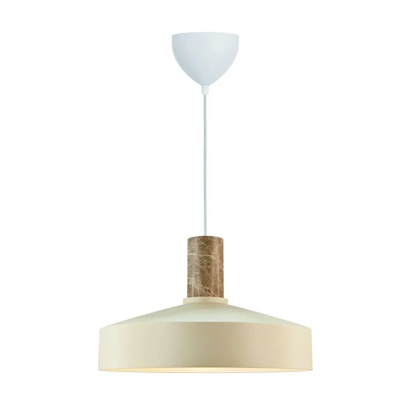 Nordlux Elvas LED Hanglamp | 1x E27 Max 60W | Dimbaar | Beige