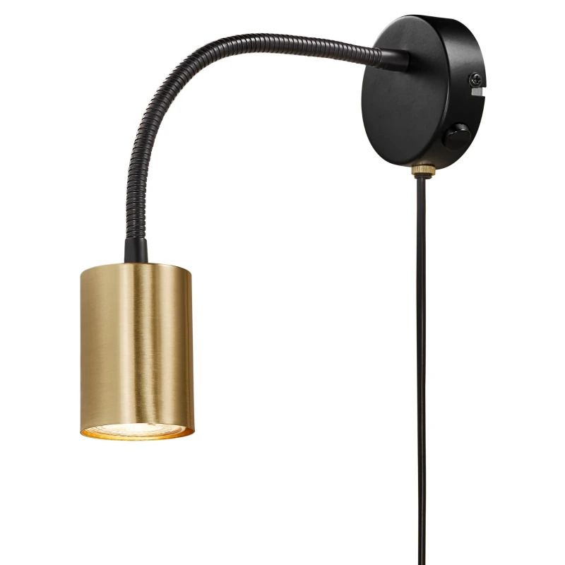 Nordlux Explore LED Wandlamp | 1x GU10 Max 7W | Dimbaar | Goud